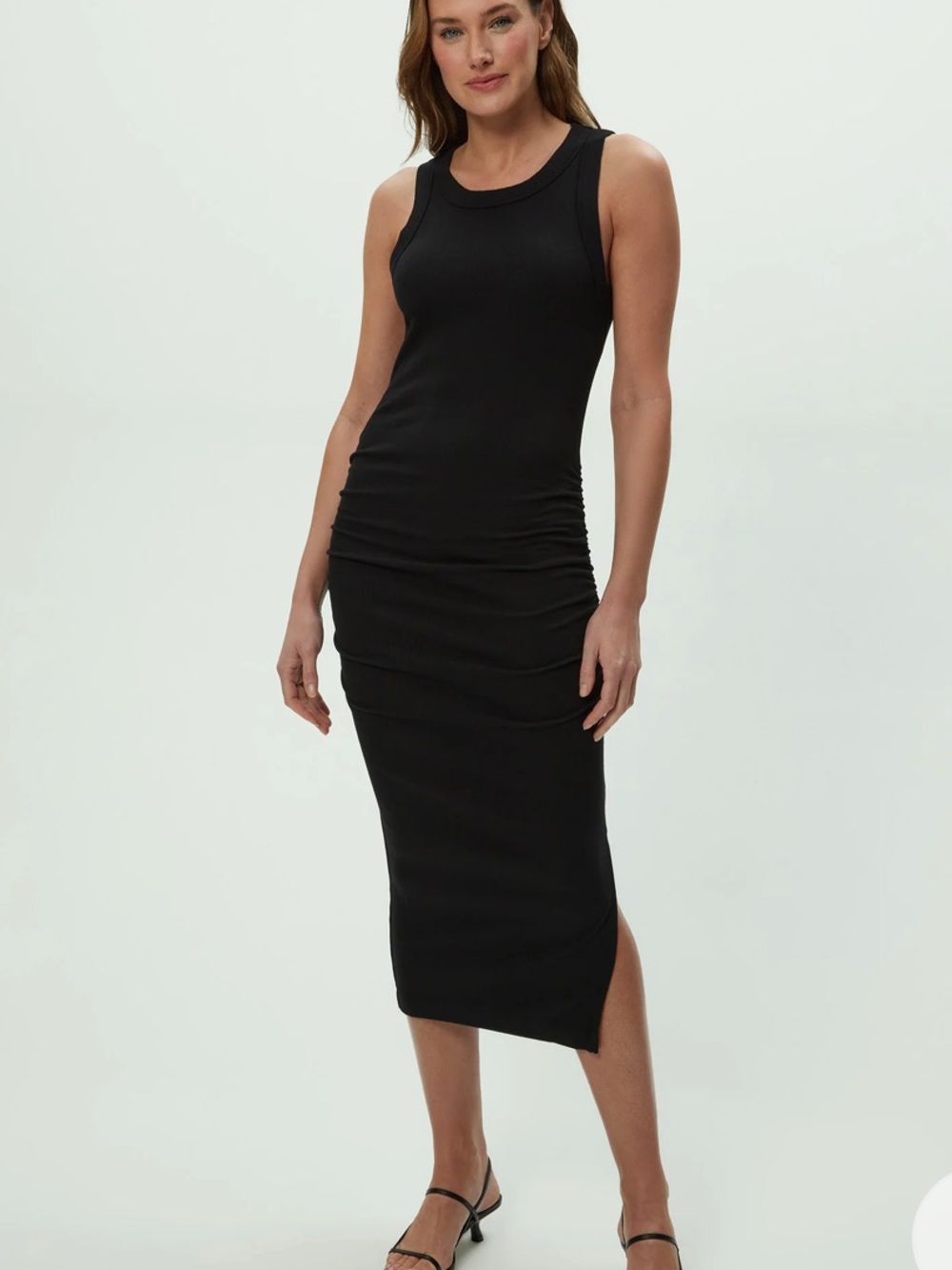 NWT Michael Stars Wren Ribbed Midi Dress